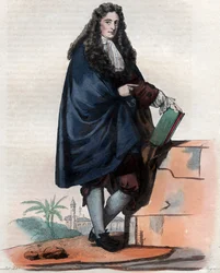 Portret van Jean Chardin (1643-1713), Franse juwelier en reiziger.